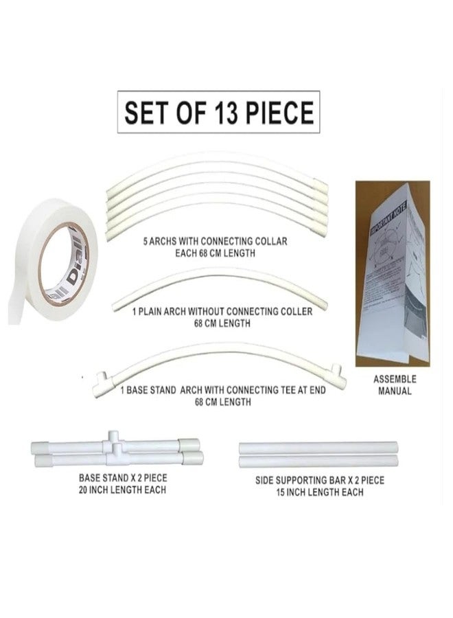 Bugaki Balloon Decoration Stand Circle Shape For All Party Celebration - Made of Strong PVC Pipes 5ft(152 cms) in Width and 6ft(182cms) in Height,Birthday,Anniversary&All Types Of Party Decorations - Image 3